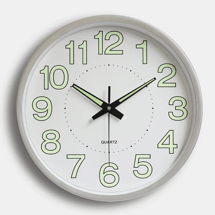 sliver Светящиеся Настенные часы большие часы Horloge 3D DIY акриловые зеркальные наклейки кварцевые Duvar Saat Klock современный немой - Цвет: sliver