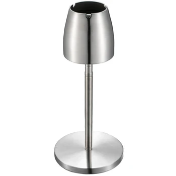 

Stainless Steel Telescopic Ashtray Floor Standing Ash Tray Ashtray Portable Metal Large Windproof Ashtray