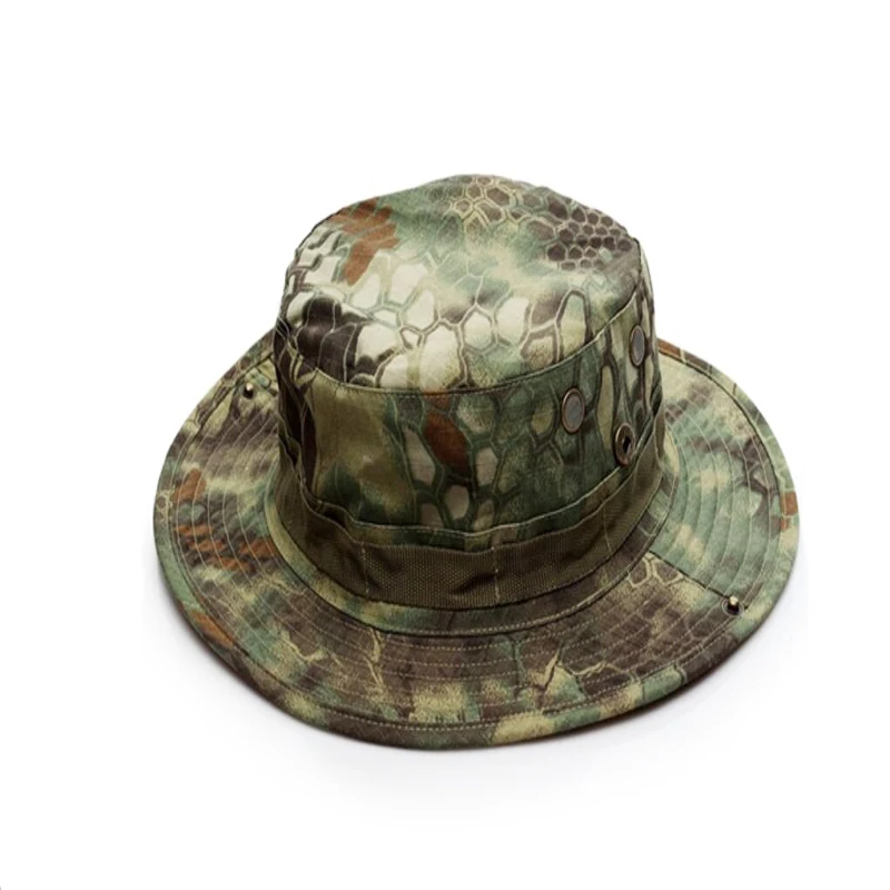 

Tactical Training Fishing Hunting Hiking Cap Airsoft Sniper Camo Boonie Hats Military Hat Army Sunscreen Kryptek Camoflage Cap