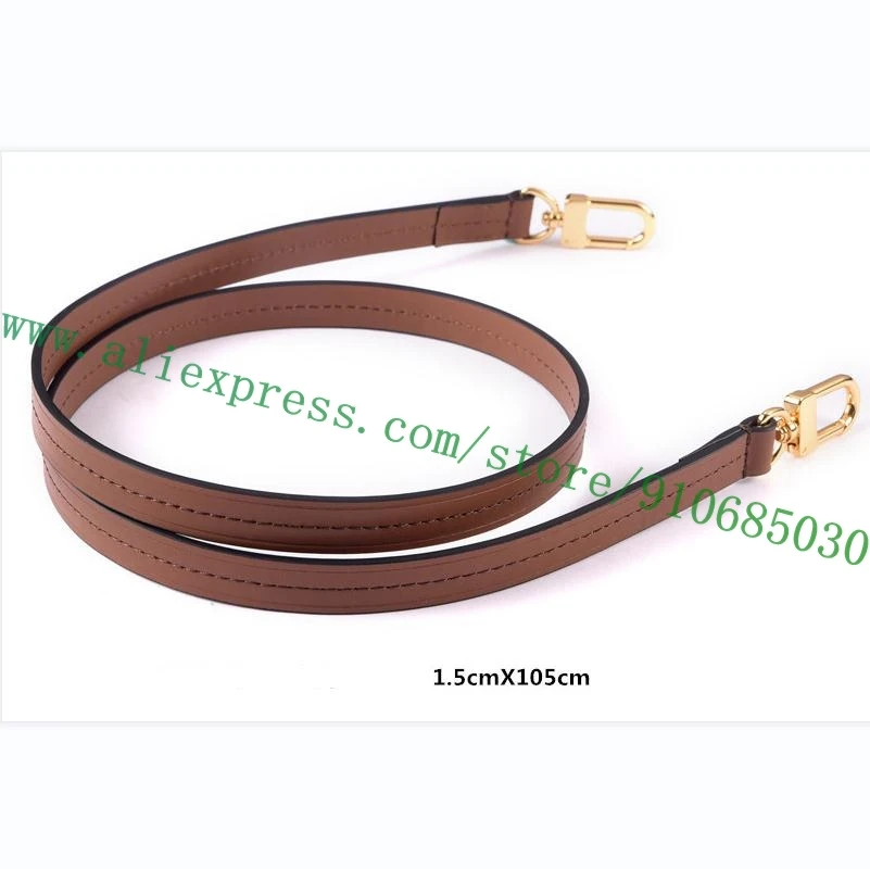 Top Quality Vegetable Tanned Calf Leather Shoulder Strap For Designer Lady Handbag Croiisette Bag Parts Replacement