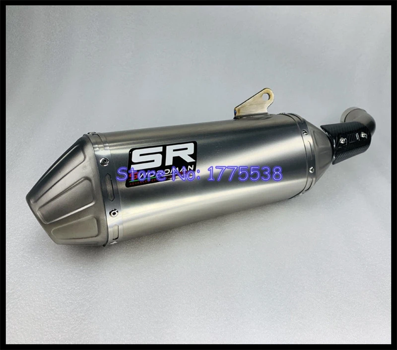 Titanium Alloy for KTM 250 390 Adventure 20-23 Motorcycle Exhaust Muffler Link Pipe with Carbon Cover for KTM RC125 RC 390 22-23 - Image 3