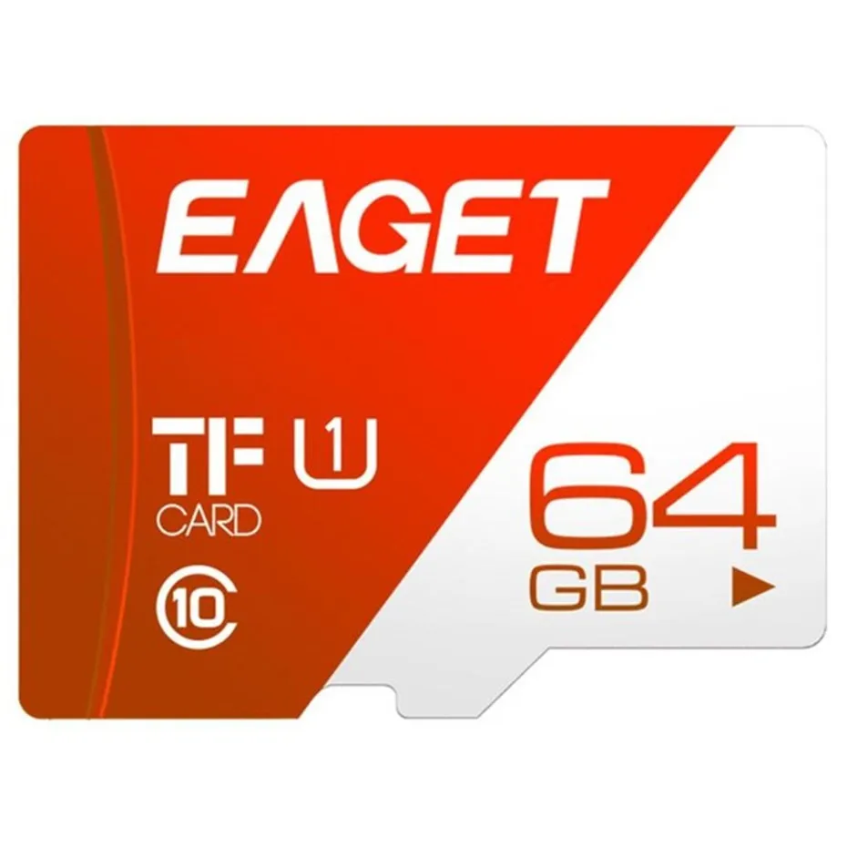 EAGET T1 картой Micro sd объемом 16 Гб оперативной памяти, 32 Гб встроенной памяти, 64 ГБ 100 МБ/с. слот для карт памяти 128 ГБ 256 Class10 UHS-1, мicro sd, TF карта cartao de