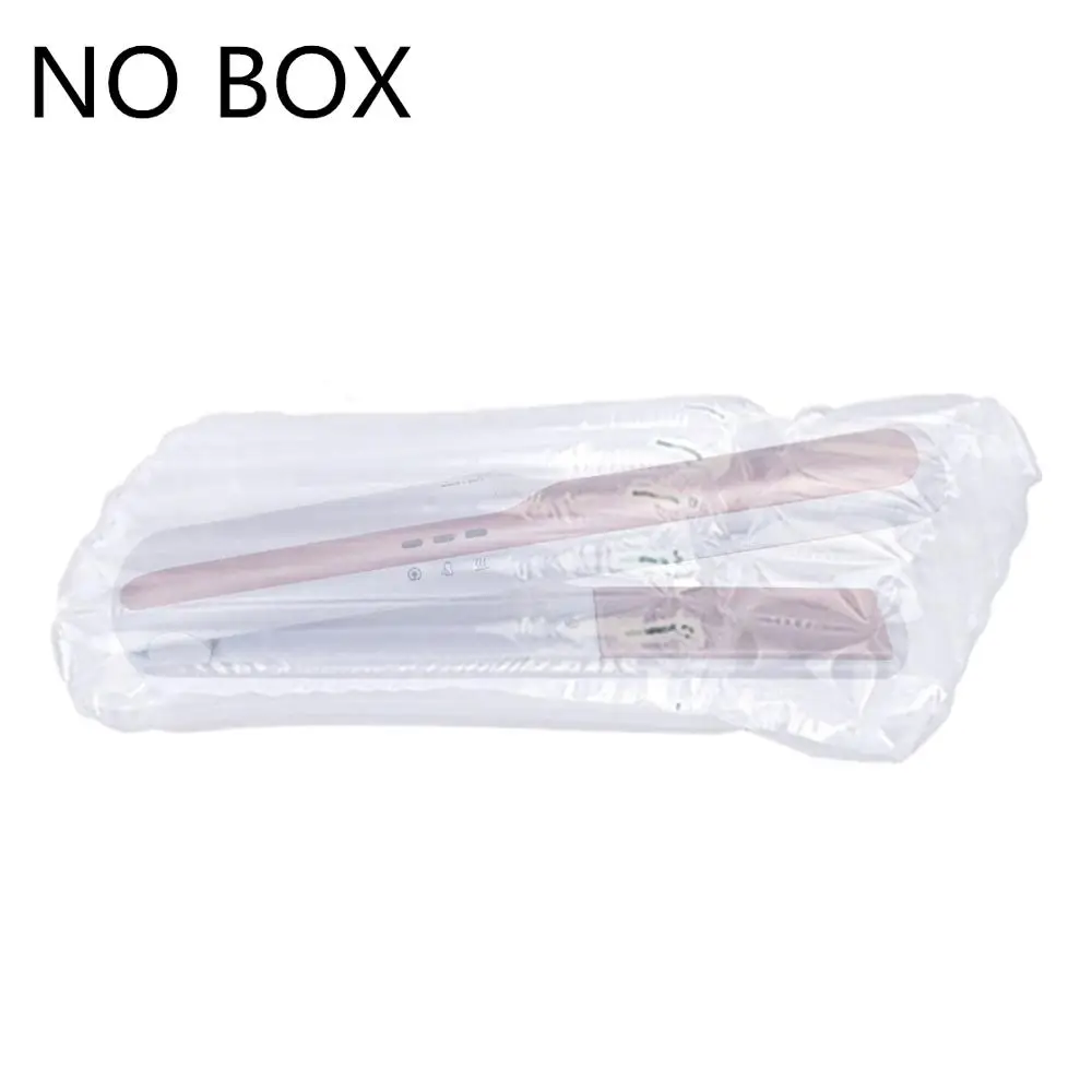 Rose gold no Box USB заряжаемый Выпрямитель волос регулируемая температура волос плоский Утюг беспроводной портативный салонный выпрямитель для волос инструмент 2400mAh - Цвет: Rose gold no Box