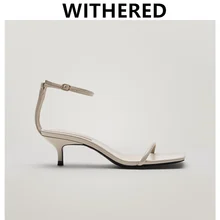 

Elmsk Party Sandals Women 2021 Summer England Style Office LadyFashion Simple Sheep Sexy Thin Heel Shoes Woman Women Shoes