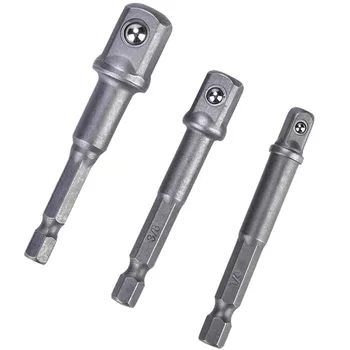 

1/4 1/2 3/8 Inch Impact Socket Reducer Adapter Ratchet Hand Tools Part Set Kit
