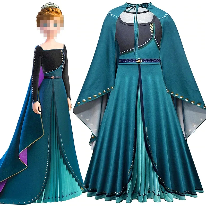 New Year 2021 Cosplay Princess Dress For Girls Clothes Christmas Party Winter Kids Dresses For Girl Performance Long Dress Cloak Dresses Aliexpress