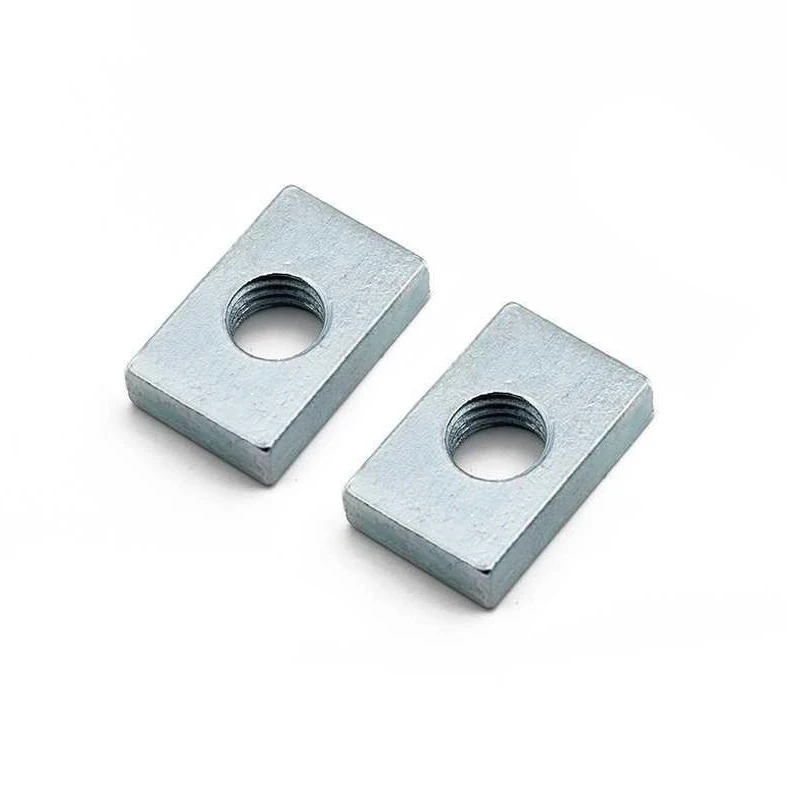 Description Picture 2 of item100pcs Square Nut Rectangular M3 M4 M5 M6 s  Thin Carbon Steel GB39 Aluminum Profile Accessory Slider BlockCountersunk