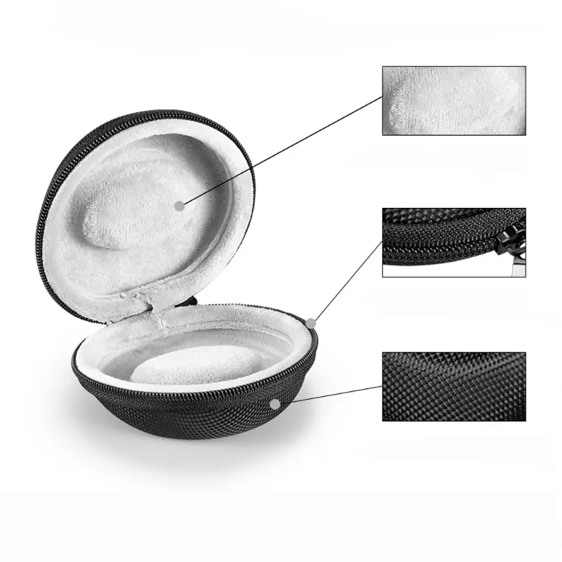 EVA Single Watch Travel Case Portable Storage Organizer Shock-Resistant Waterproof Smartwatches Zippered Container Box - Image 4