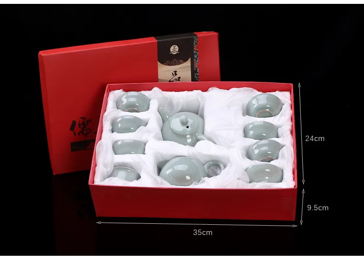 Manufacturers Direct Selling Geware Tea Set Side of Ceramic Tea Set Special Offer Advertisement Gift Kung Fu Set Customizable Lo