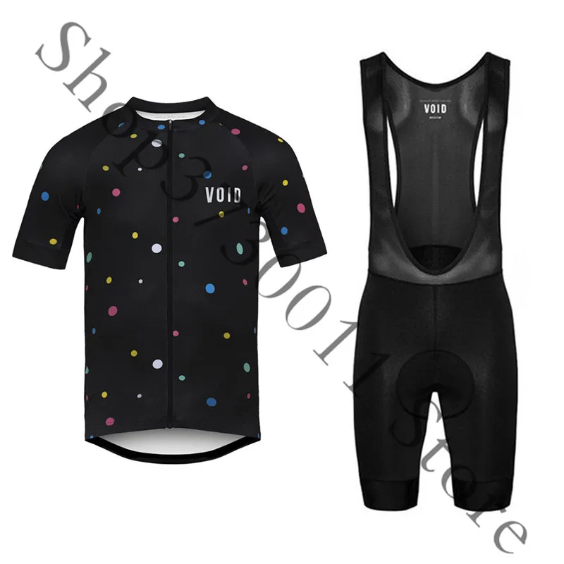 Бежевый Ropa Ciclismo Hombre VOID комплект с коротким рукавом велосипедная дышащая одежда для велосипеда одежда для езды на велосипеде Джерси - Цвет: Бежевый