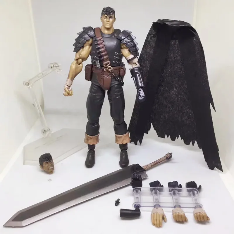 

Cheng yuan Anime Figma Jianfeng Legendary Gus Black Swordsman Ver. Recoat Version Brand Warrior Mobile
