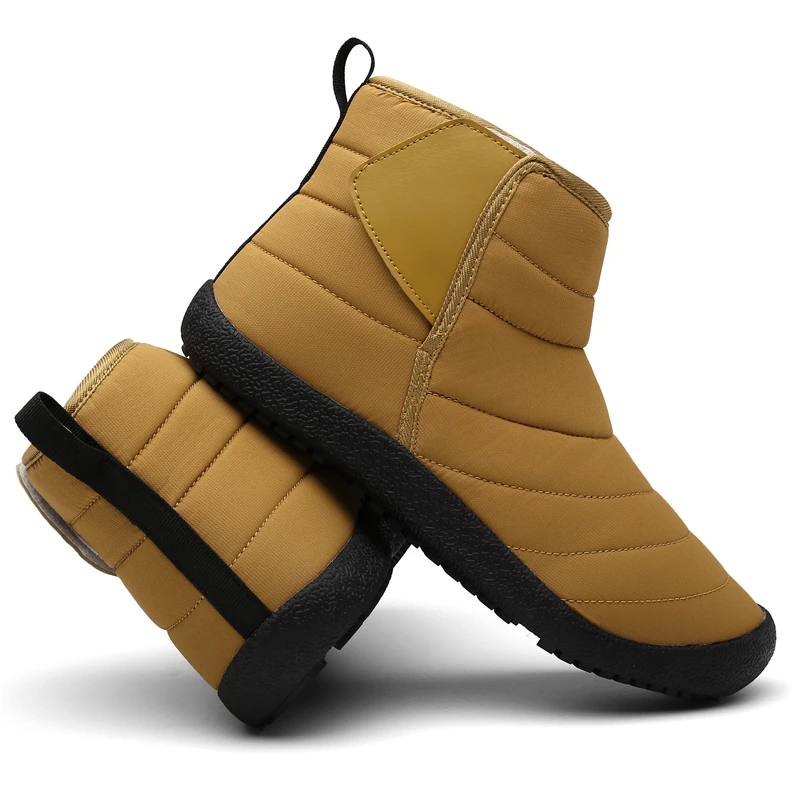 Новинка года; походные ботинки на резиновой подошве; нескользящая теплая зимняя мужская водонепроницаемая обувь для мужчин; прогулочная обувь; обувь для альпинизма