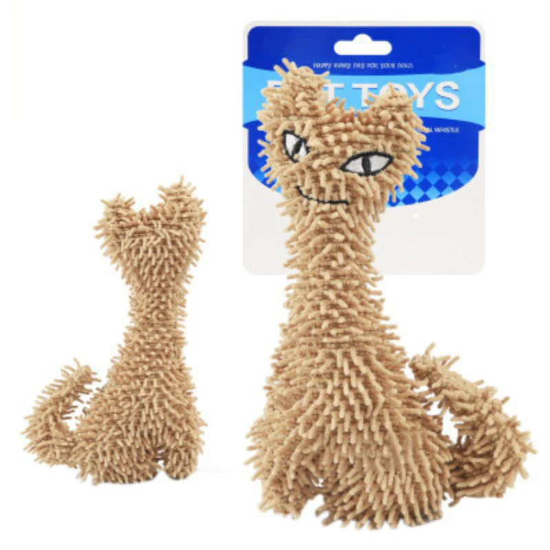 C Hot Pet Interactive Sound Playing Chew Toy Dog Funny Soft Cord Velour Stuffed Animal Doll Dog Toy For Large Dogs Zabawka Dla Psa - Цвет: C