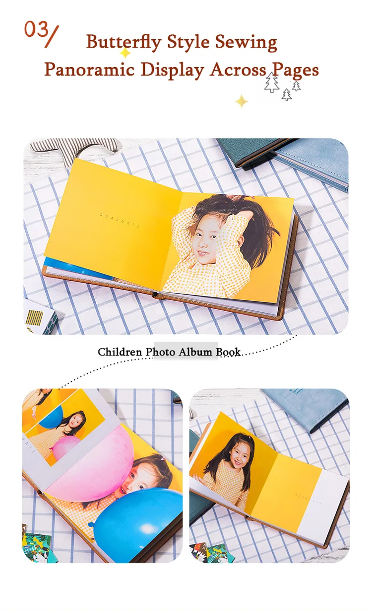 Фото печатание альбома книги на заказ Фотокнига DIY Выпускной памятная книга фотостудия детский альбом для автографов
