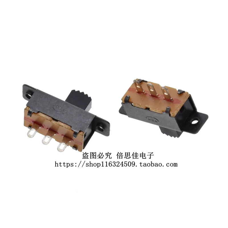 10 шт./лот тумблер SS12F25G5 5 мм высота 1P2T 3 фута 2-way с винтовым зажимом монтажное