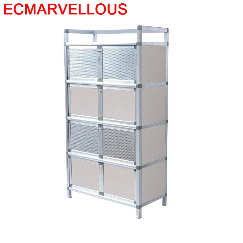 

Lade Besteklade End Aparador Cabinet Aluminum Alloy Side Tables Cupboard Kitchen Furniture Mueble Cocina Meuble Buffet Sideboard