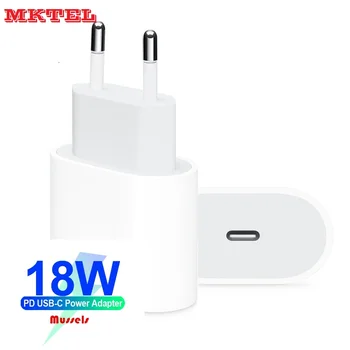 

Fast Charger 18W USB C Power Adapter TYPE-C TO lightn 8pin Cable PD 2.0 Charger For iPhone 11 pro Max/11" 11" Pro /Air iPad