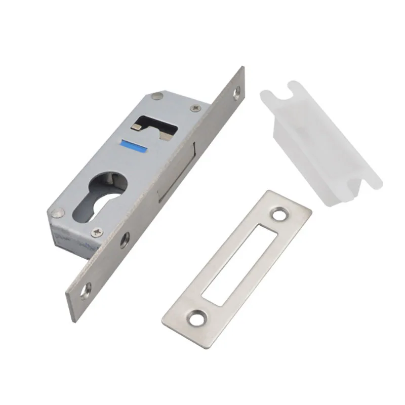 Narrow Door Frame Lock case Single Tongue Lock Body Wooden Iron Door Body Core Glass Floor Frame