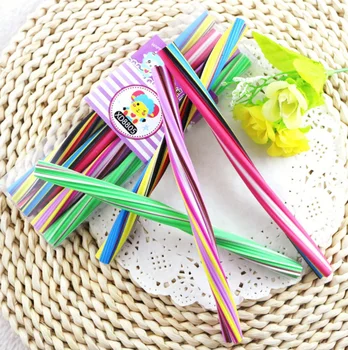

New Creative Rubber Twist Shape Color Eraser Student Stationery Set