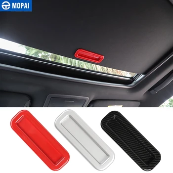 

MOPAI Car Skylight Handle Cover ABS Auto Roof Sunroof Handle Decoration Cover Stickers Accessories for Dodge Challenger 2012+
