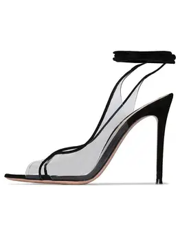 

Fashion sandals pointed PVC boots slim heel women's shoes women shoes