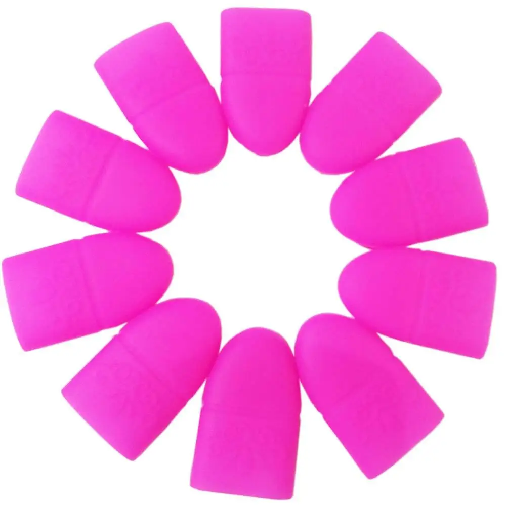 Hot Pink 10 шт./лот средство для удаления гель-лака обезжириватель Гель-лак для удаления ногтей зажимы для очистки ногтей УФ-гель безворсовые салфетки - Цвет: Hot Pink
