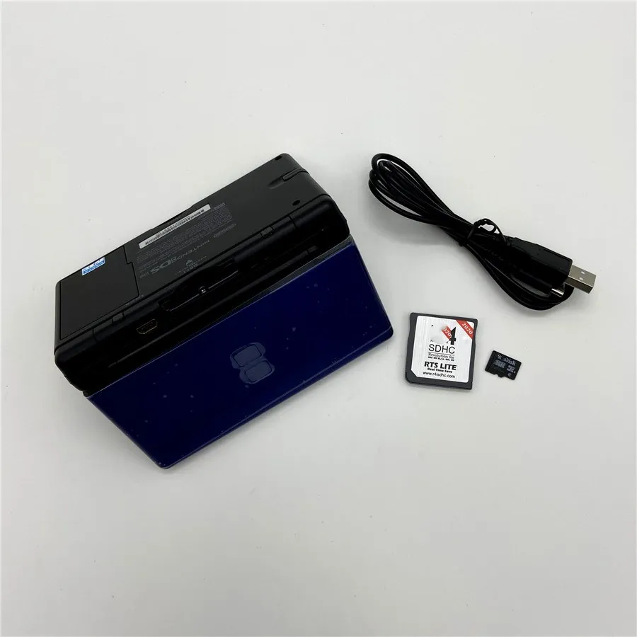 Синий Профессионально Отремонтированная игровая консоль для nintendo DS Lite для nintendo DSL ладони - Цвет: Синий