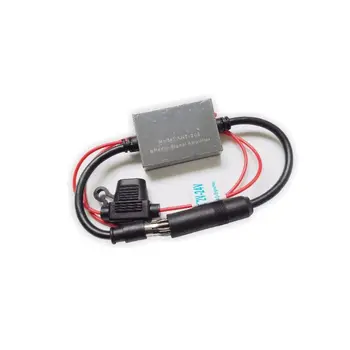 

Universal FM Signal Amplifier 88-108 Mhz 12-24V Anti Interference Radio Booster
