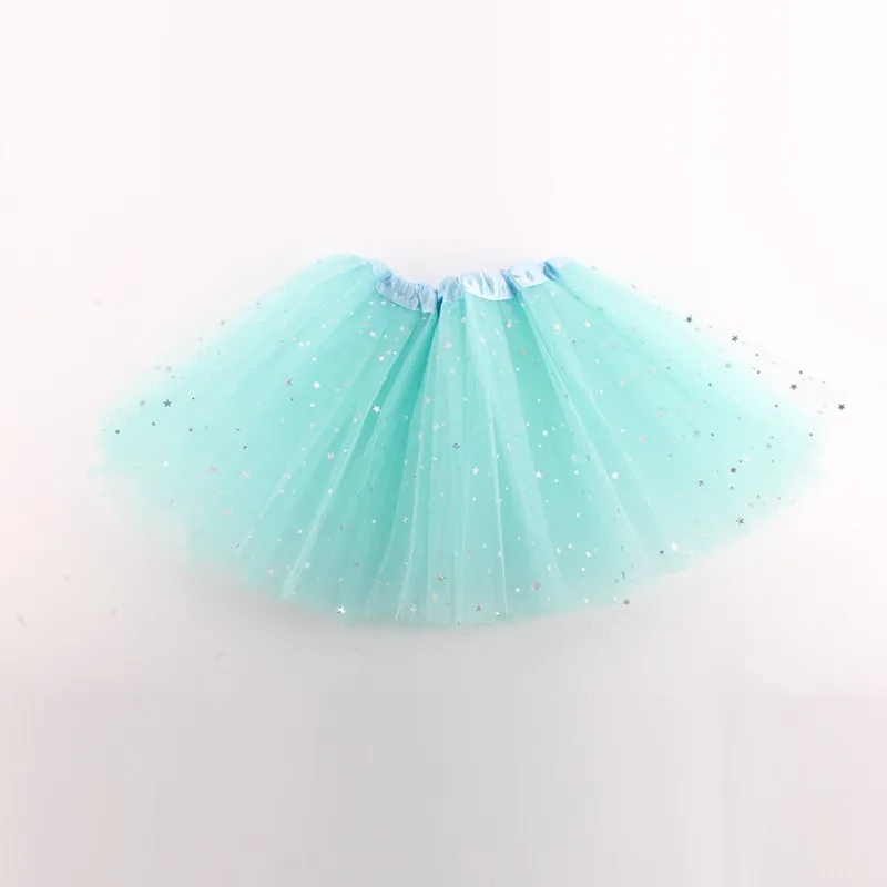 Летняя шифоновая юбка-пачка для маленьких девочек; милая однотонная удобная юбка принцессы с пайетками; праздничная одежда для балета; юбка-американка