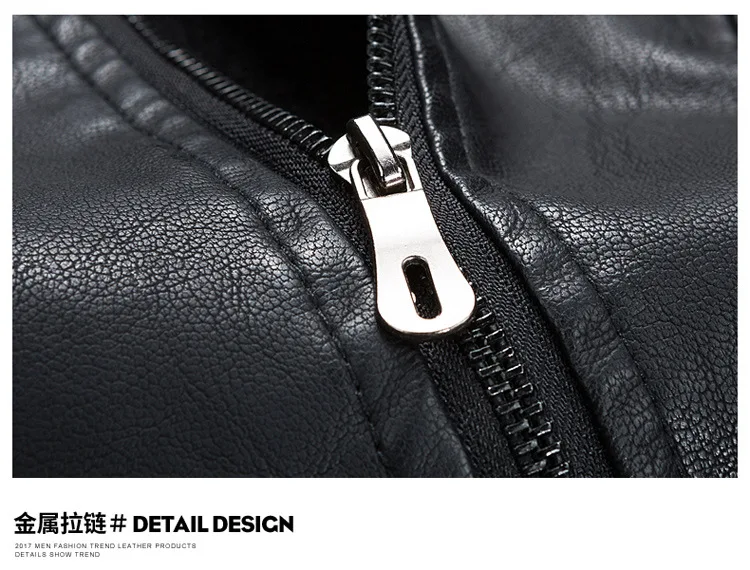 Autumn And Winter New Short Product MEN'S Leather Coat Korean-style Slim Fit Youth Biker Stand Collar Handsome Casual Coat