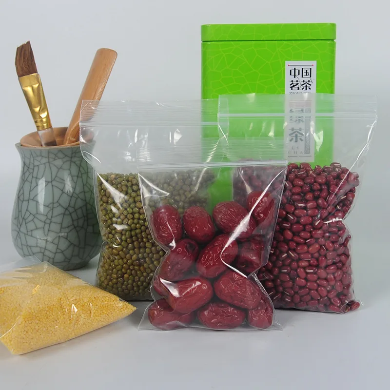 0.16mm Thick Zip Lock Bag Plastic Ziplock Transparent Pouch Poly Zipper Bag Hard Durable Resealable Self Sealing Storage Bag 4