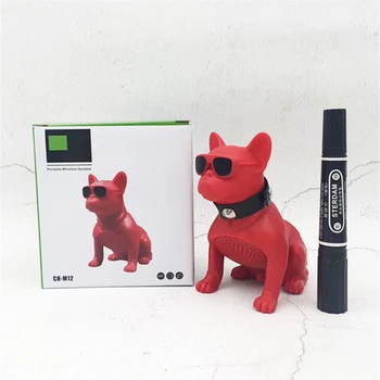

Wireless Speaker Bulldog Bluetooth Speaker Portable Dog Subwoofer Multipurpose Computer PC Speaker MP3 Player FM Radio