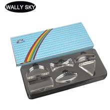 6 PCS Acrylic Optical Concave Convex Prism Lens Set for Primary Secondary School Students Physical Optical Kit Lab Equipment physical science optical experiments triangular prism convex lens physics optical instruments durable quality