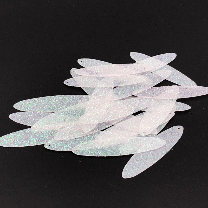 10g/Bag 10x40mm Double Pointed Onion Powder Sequins PVC Paillettes DIY Earrings Wedding Dress Sewing Accessories sequin embroidery accessories sequin sewing accessories sequins for crafts sequins accessories sequins jewelry accessories
