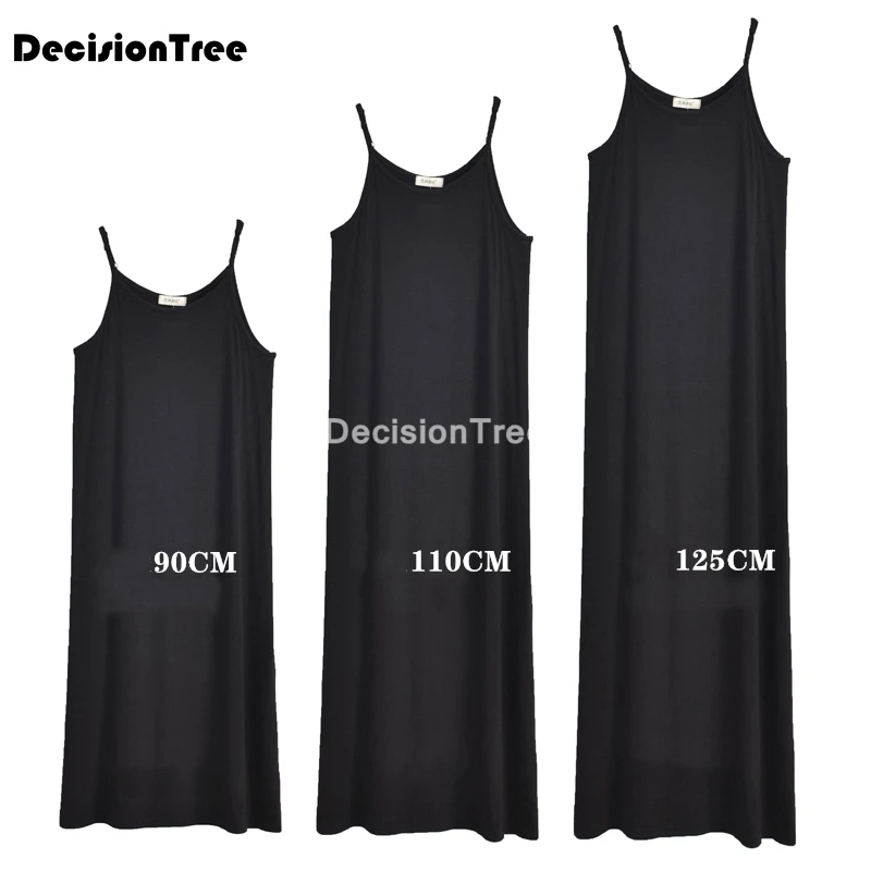 women full slips loose solid o neck slips underwear comfortable sleep dress modal underdress petticoat bodycon camisole