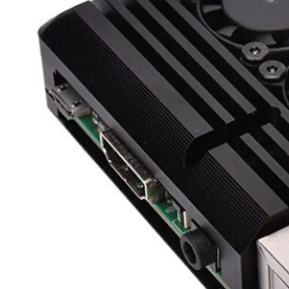 Для Raspberry Pi 3 Алюминиевый Корпус Запасные Части Металлический корпус черный корпус для RPI Raspberry Pi 3B