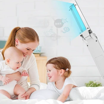 

3W Household Handheld Ultraviolet UV Disinfection Lamp Battery Charging Germicidal Portable Sterilization UVC Disinfection Light
