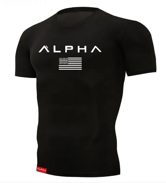 2019 крутые мужские футболки, модная футболка ALPHA Industries, хлопковая летняя футболка с короткими рукавами, стильная уютная футболка s