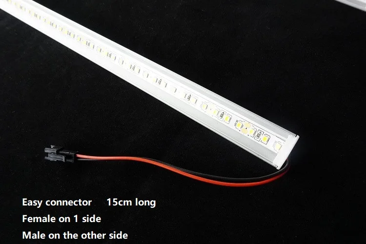 12VDC светодиодный Угловой линейный светильник, диодный Невидимый 2835 5050 120/240 светодиодный на метр высокой яркости 50 см 20 дюймов 45 градусов бар светильник