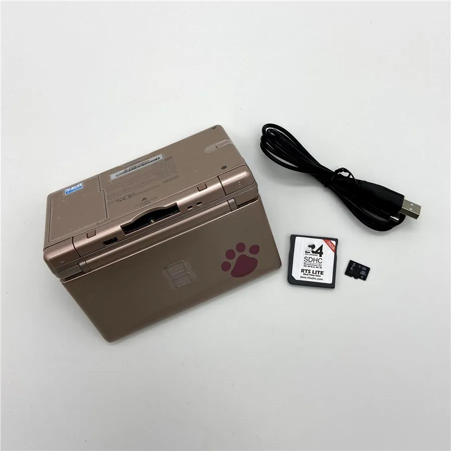 Розовое золото Профессионально Отремонтированная игровая консоль для nintendo DS Lite для nintendo DSL ладони - Цвет: Розовое золото