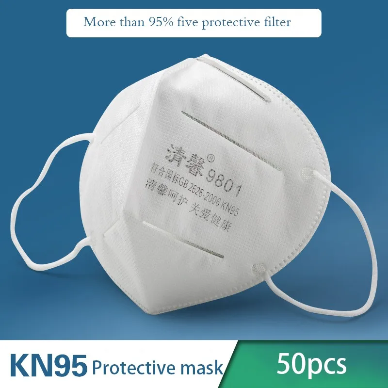 

Free of Fast Delivery KN95 FFP2 Mouth Mask Dustproof Anti-fog Breathable Face Mask 5-Layer 95% Filtration Pm2.5 Dust Anti Mask