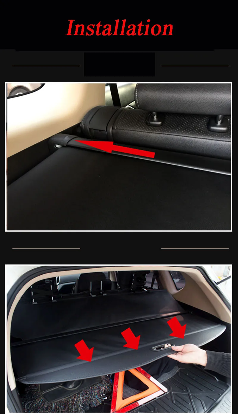 Для HYUNDAI Tucson 2006 2007 2008 2009 2010 2011 2012 2013 Автомобильный задний багажник защитный тент чехол для груза