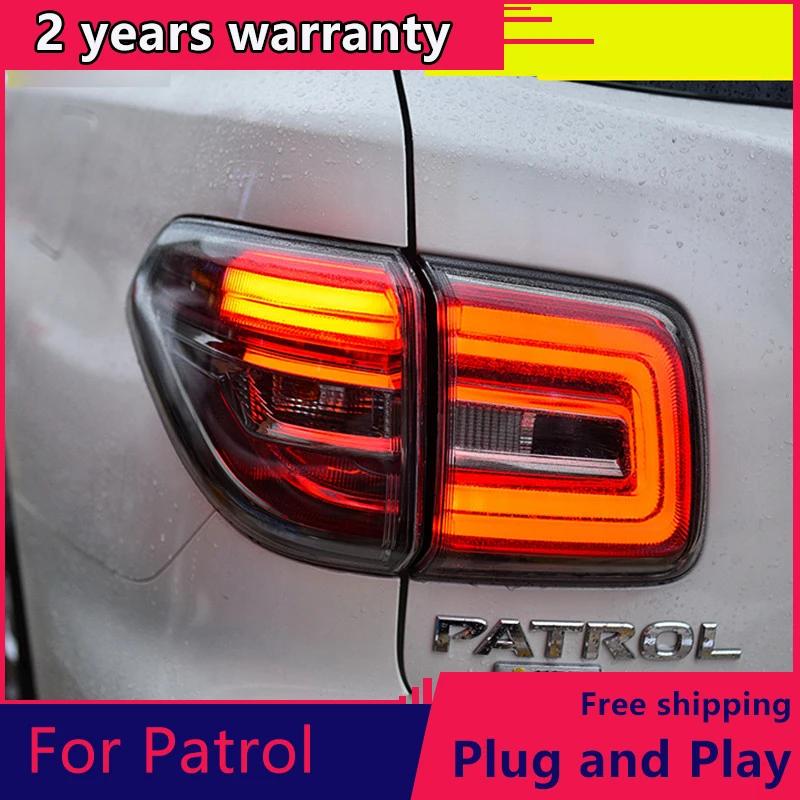 

KOWELL Car Styling for Nissan Patrol Y62 LED Taillight 2008 2010 2015 DRL+Reverse+Brake+Signal accessories