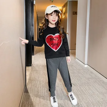 

New Fashion 2019 Plus Velvet Thicken Girls Pants Loose Casual Baby Girls Winter Pants Sports Kids Trousers for Girls, #8239