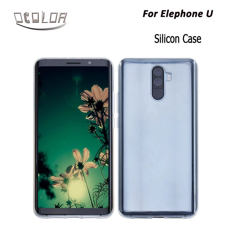 Ocolor для Elephone U силиконовый чехол прозрачный противоударный ТПУ сотового телефона