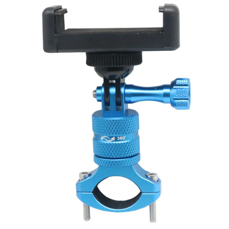 Bicycle Aluminum Alloy 360 Degree Mobile Phone Navigation Riding Bracket Sports Bicycle Clip Motorcycle Clip