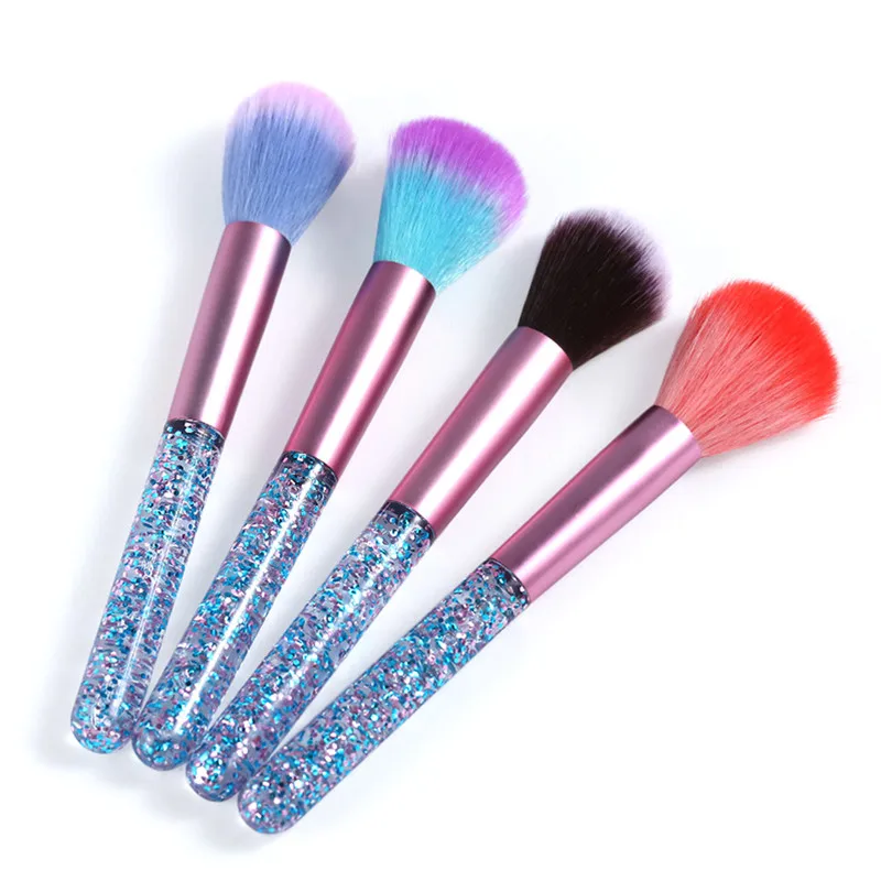 

4 Colors Nail Cleaning Brush Tools File Nail Art Care Manicure Pedicure Soft Remove Dust Small Angle Clean Brush for nail care