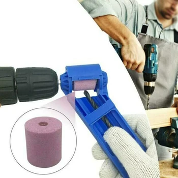 

Portable Drill Bit Sharpening Tool Grinder Brown Corundum Polishing Supplies Kit