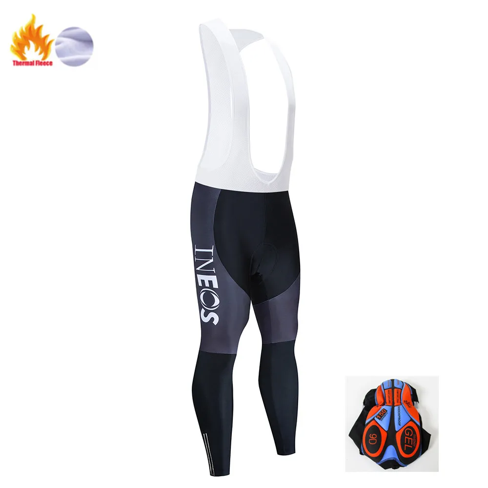 Winter Pants15 INEOS велосипедная команда Джерси 9D велосипедные штаны набор Майо Одежда для мужчин зимняя полярная термальная профессиональная велосипедная майка - Цвет: Winter Pants15