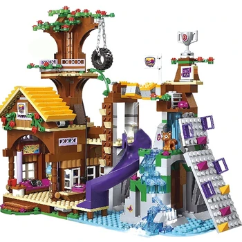 

872pcs Tree House Building Blocks Friends House Stacking Bricks for Friendship Set House Toy for Children Gift